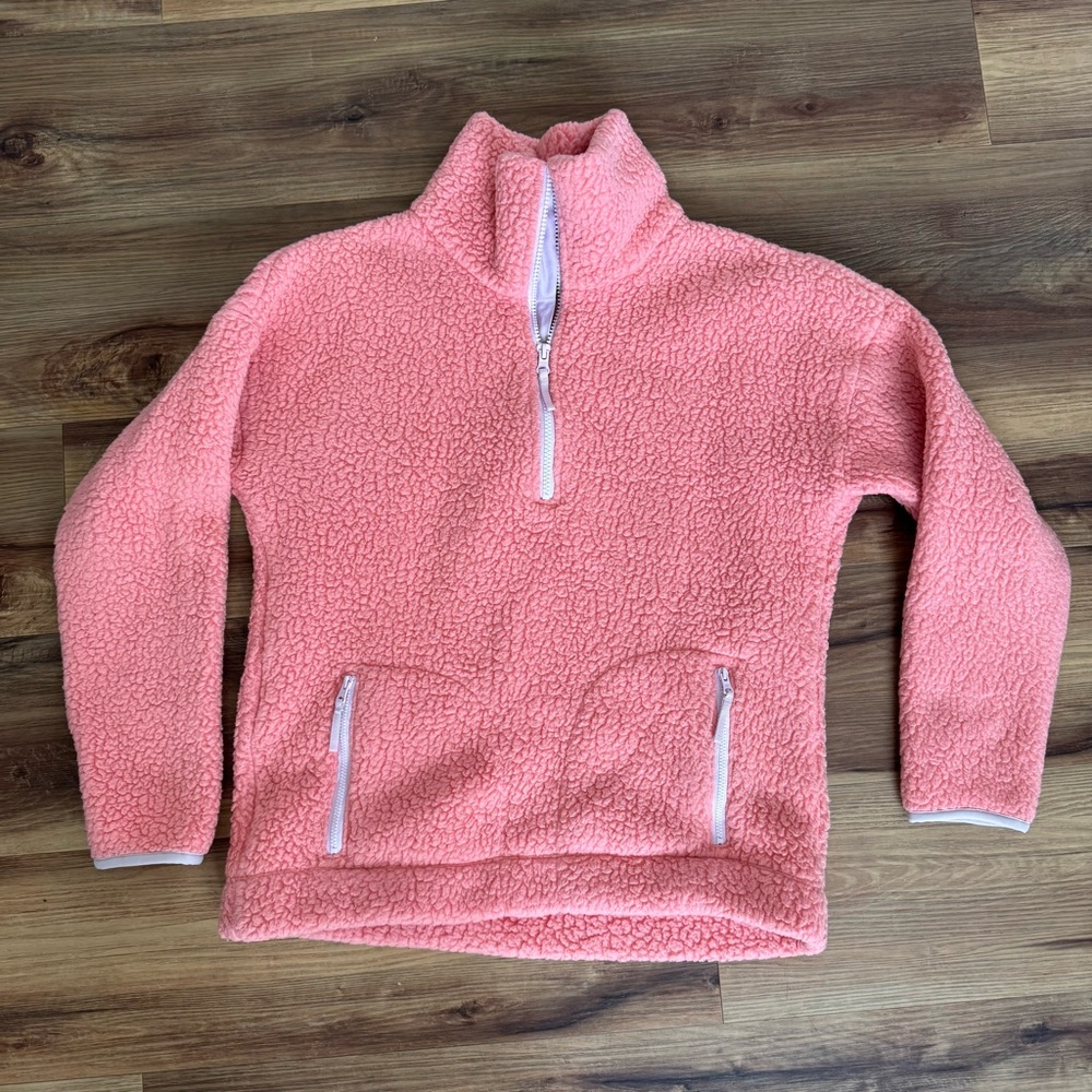 J. Crew Pink Cowl Neck Sweater Plush Texture